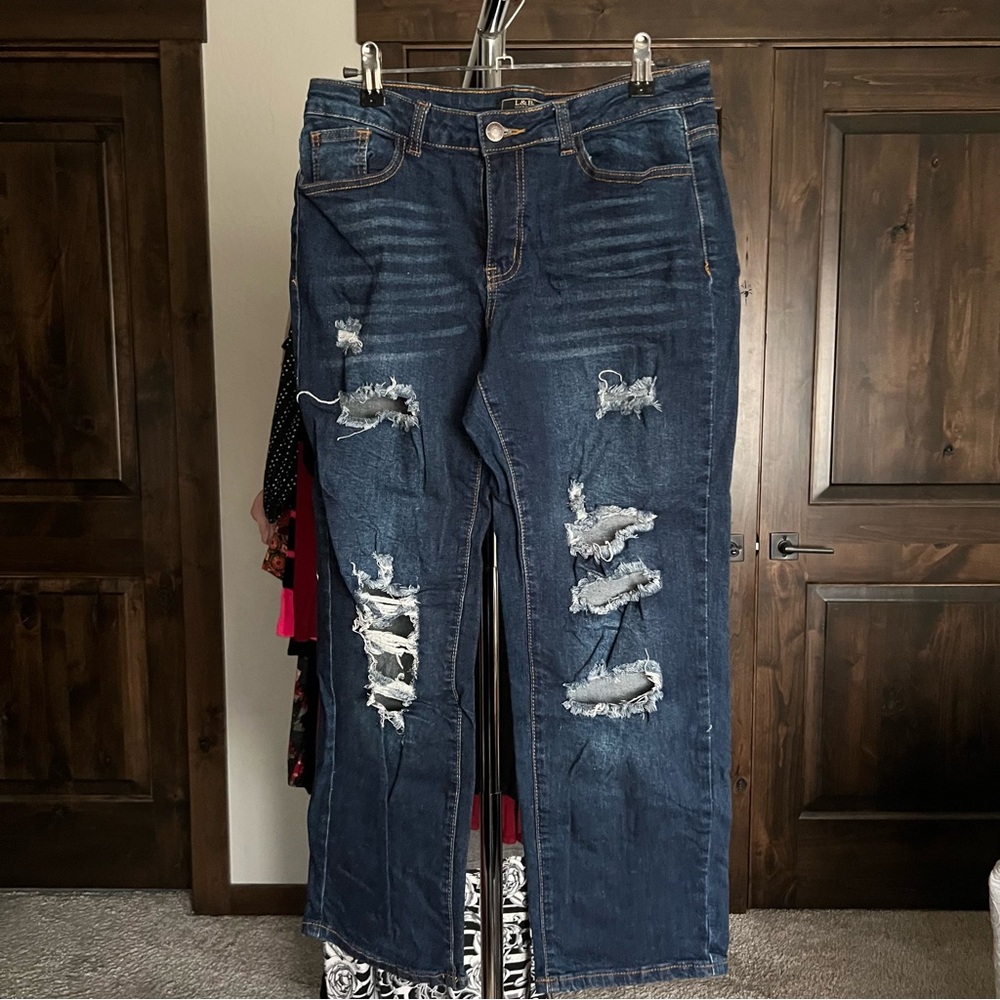 L&B Size 8 Distressed Jeans